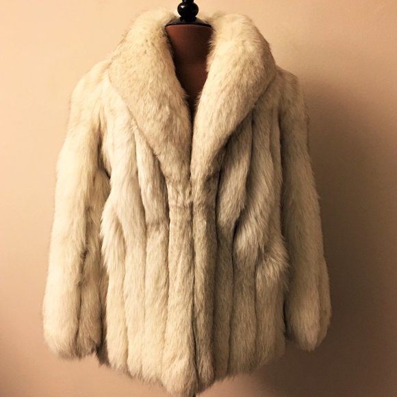 SWITZERS Silver Fox Coat AND Matching Hat VINTAGE - Picture 2 of 16
